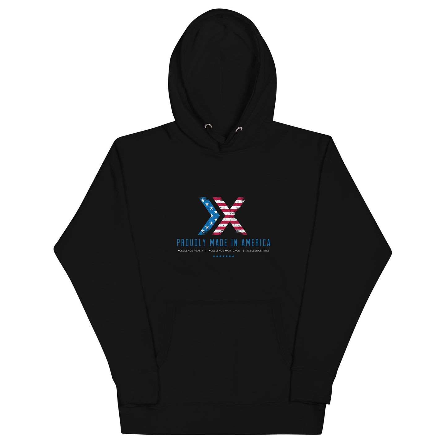 Unisex Black Hoodie | Proudly Made In America