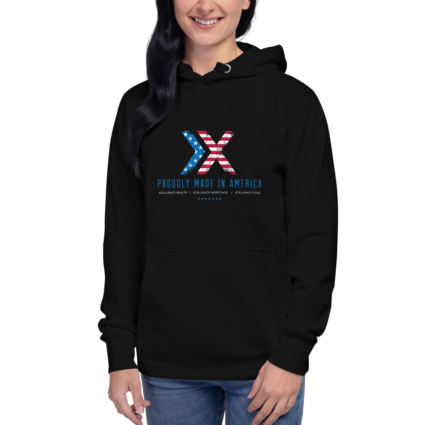 Unisex Black Hoodie | Proudly Made In America