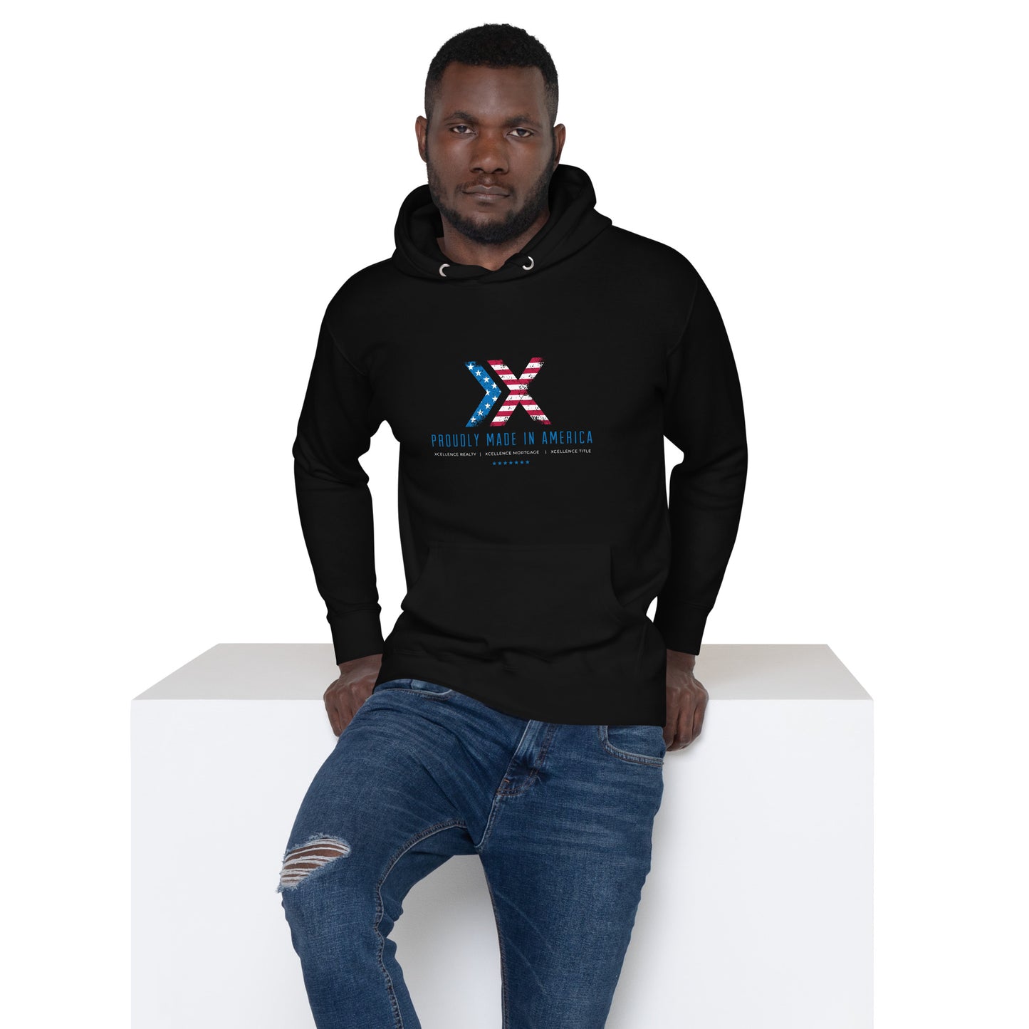 Unisex Black Hoodie | Proudly Made In America