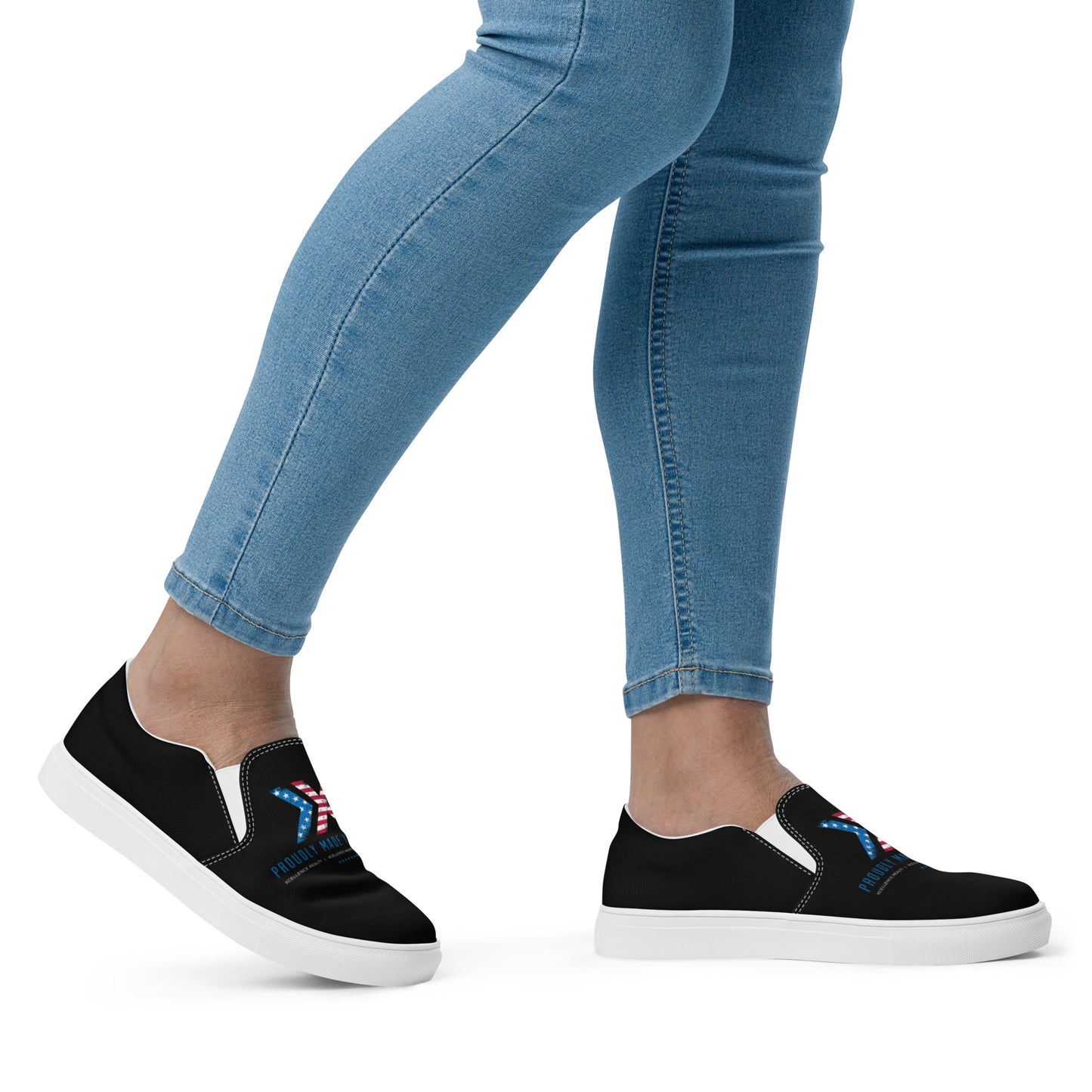 Women’s Slip-On Canvas Shoes | Proudly Made In America