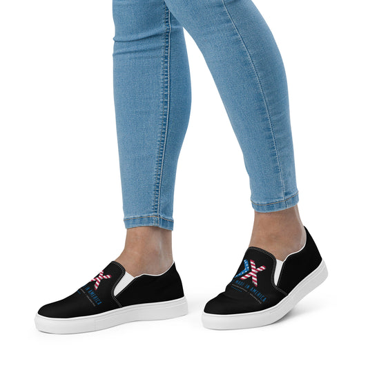 Women’s Slip-On Canvas Shoes | Proudly Made In America